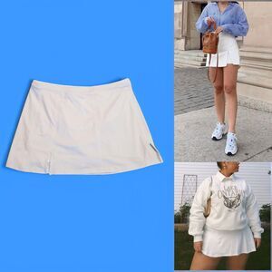 Bolle Light Academia Preppy Old Money Essential Notch Skort NWOT
